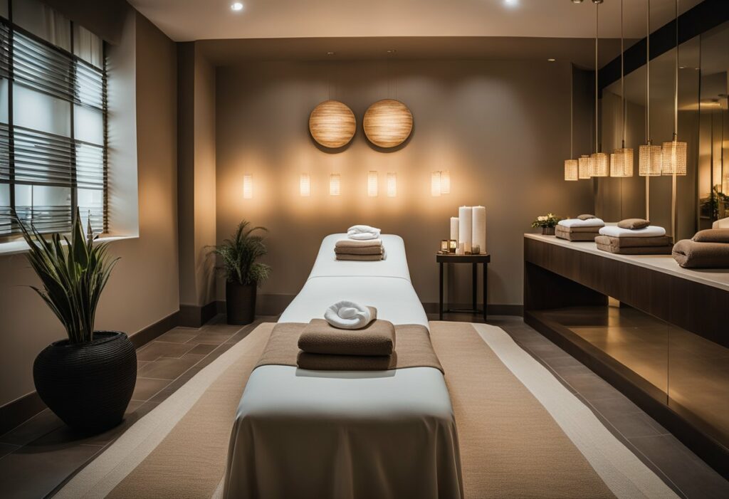massage spa interior design