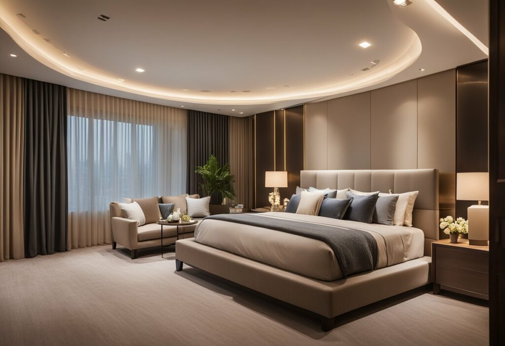 master bedroom lighting design