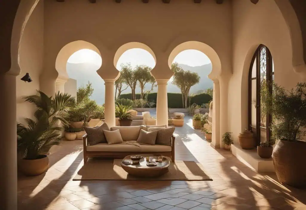 mediterranean interior design living room