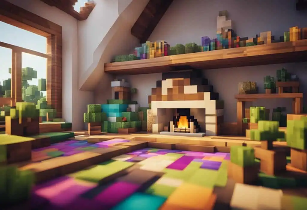 minecraft house interior design