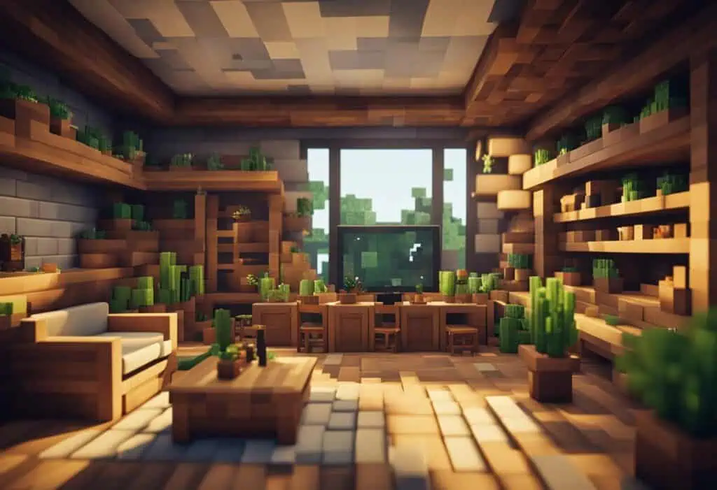 minecraft house interior design ideas