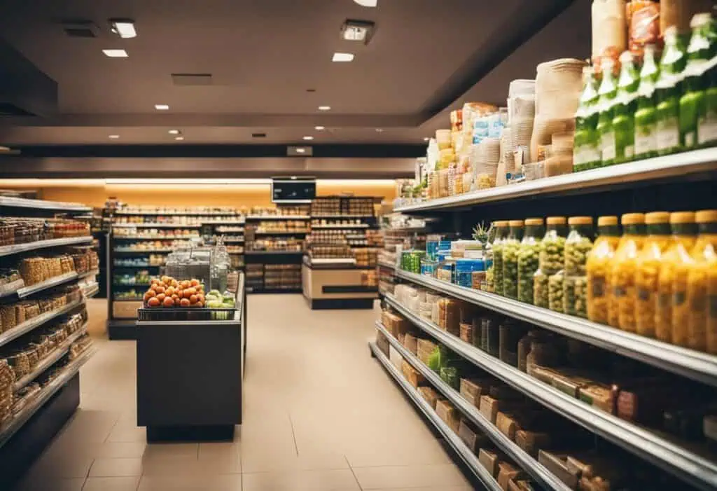 mini supermarket interior design