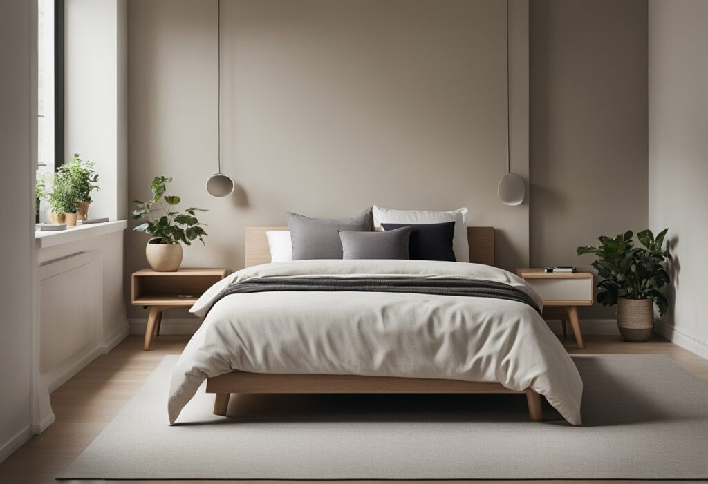 minimalist small space small bedroom design