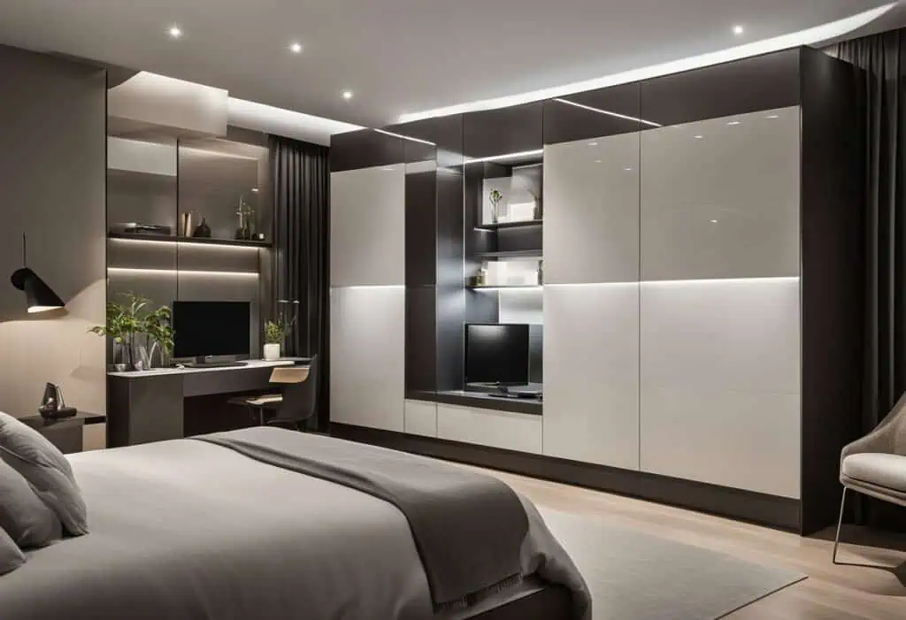 modern bedroom cabinet design