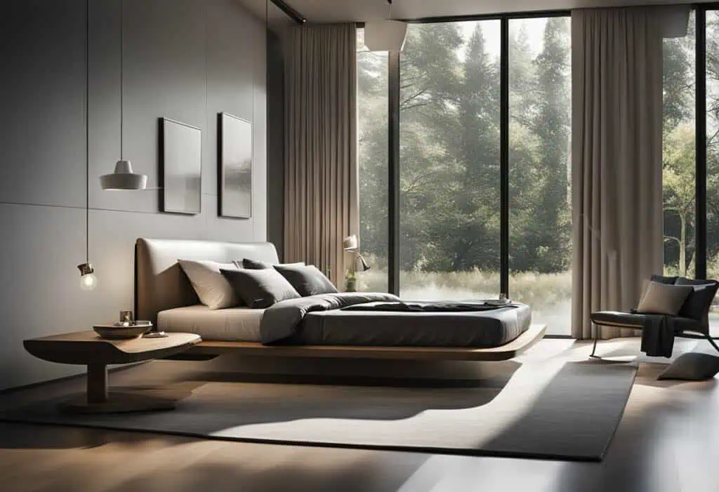 modern bedroom design interior