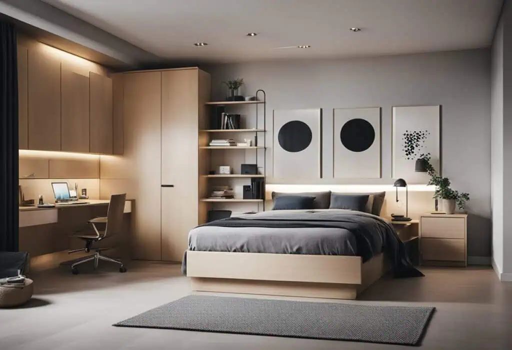 modern bedroom designs small rooms