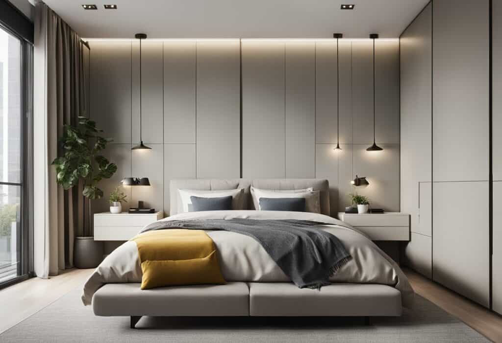 modern bedroom designs with wardrobe