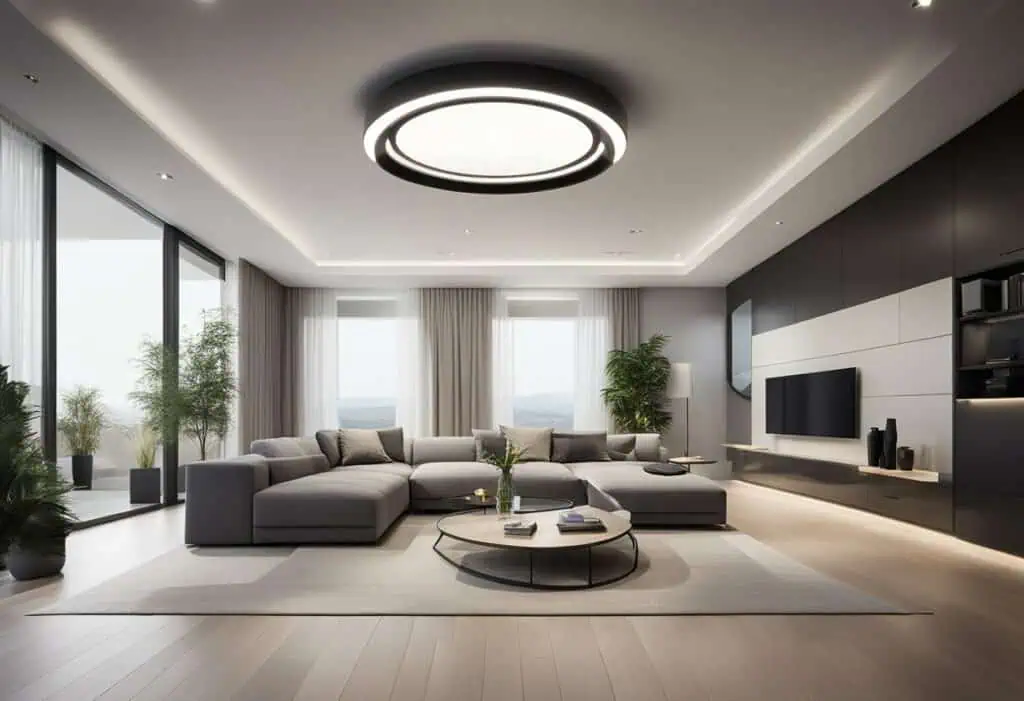 modern ceiling design for living room