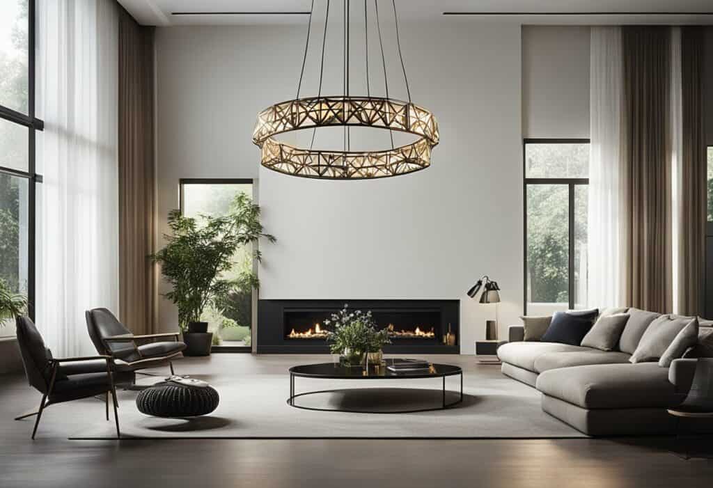 modern chandelier design for living room