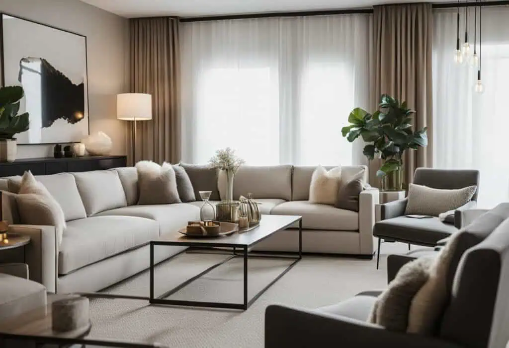 modern classic living room interior design