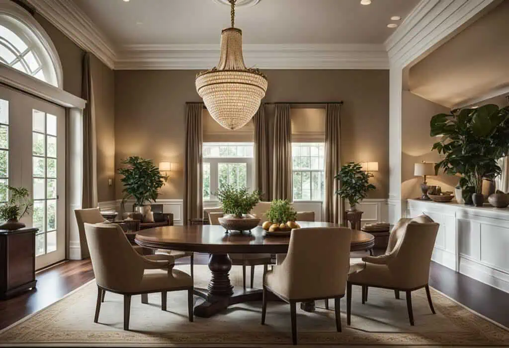 modern colonial interior design