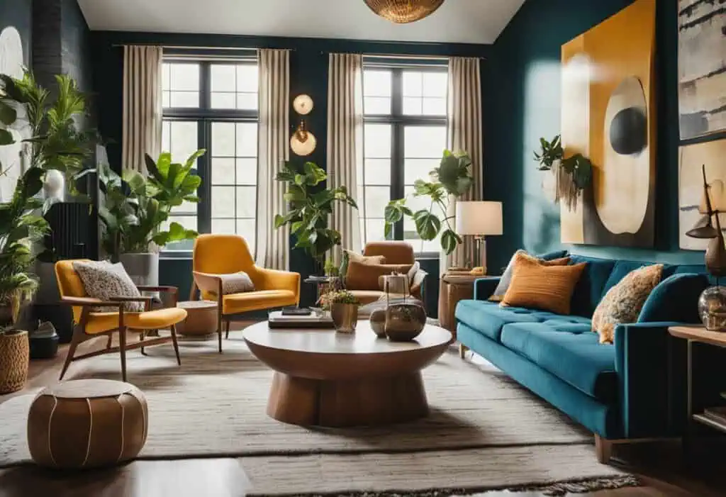 modern eclectic interior design