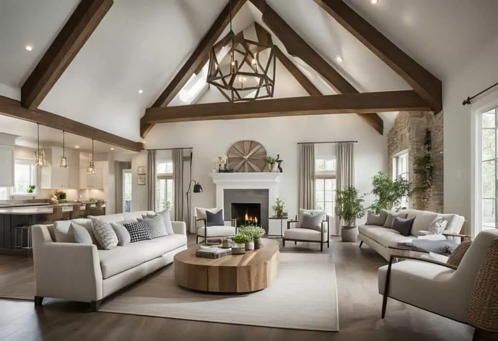 modern farmhouse style interior design