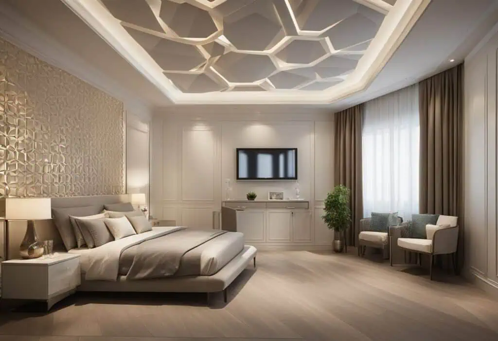 modern gypsum ceiling designs for bedroom