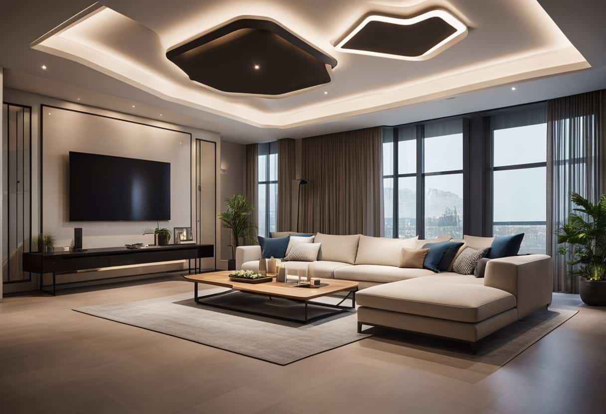 Innovative Gypsum Ceiling Ideas for Living Rooms
