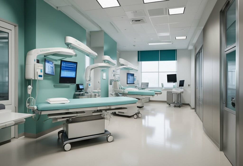 modern hospital interior design