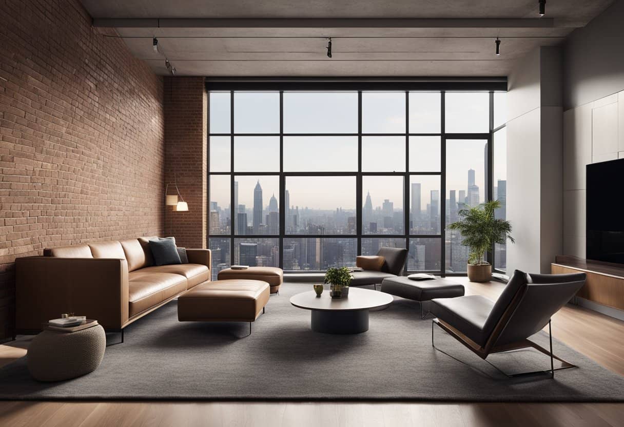 Modern Industrial Home Interior Design: Stylish & Functional