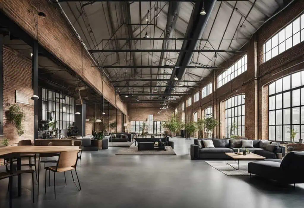 modern industrial interior design