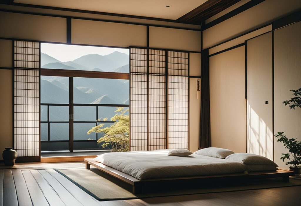 modern japanese bedroom design