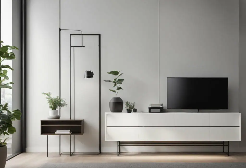 modern living room cabinet design