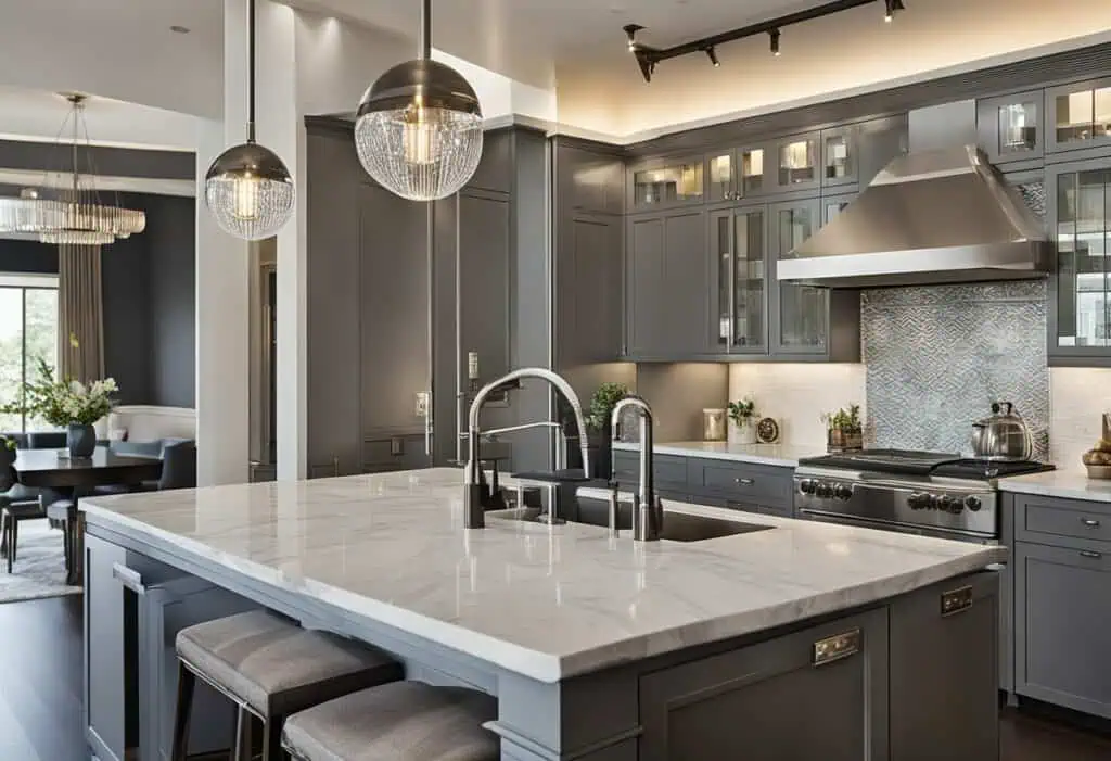 modern marble kitchen designs
