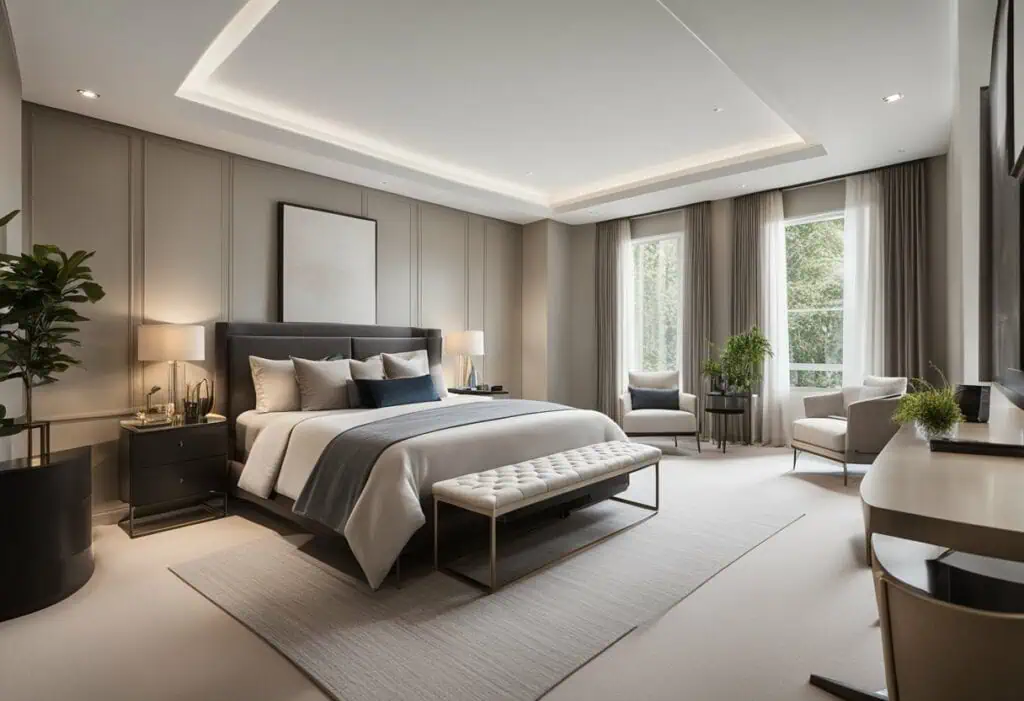 modern master bedroom interior design