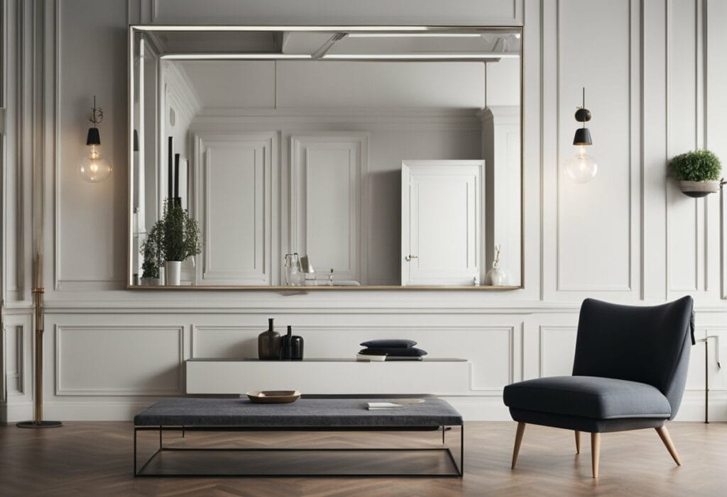 modern mirror design for living room