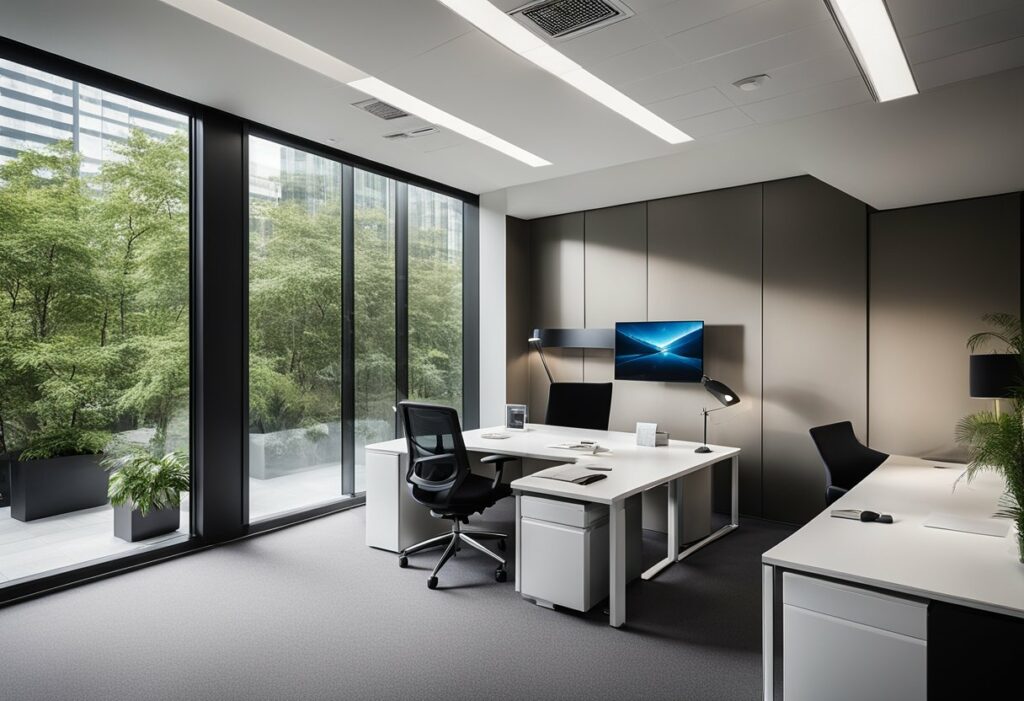 modern office cabin interior design