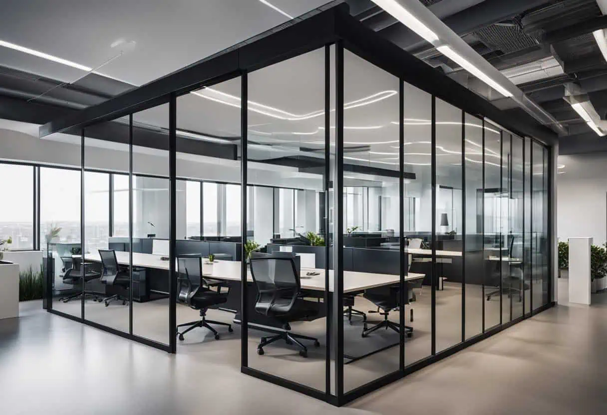 Glass Office Partition for Modern Workspaces.
