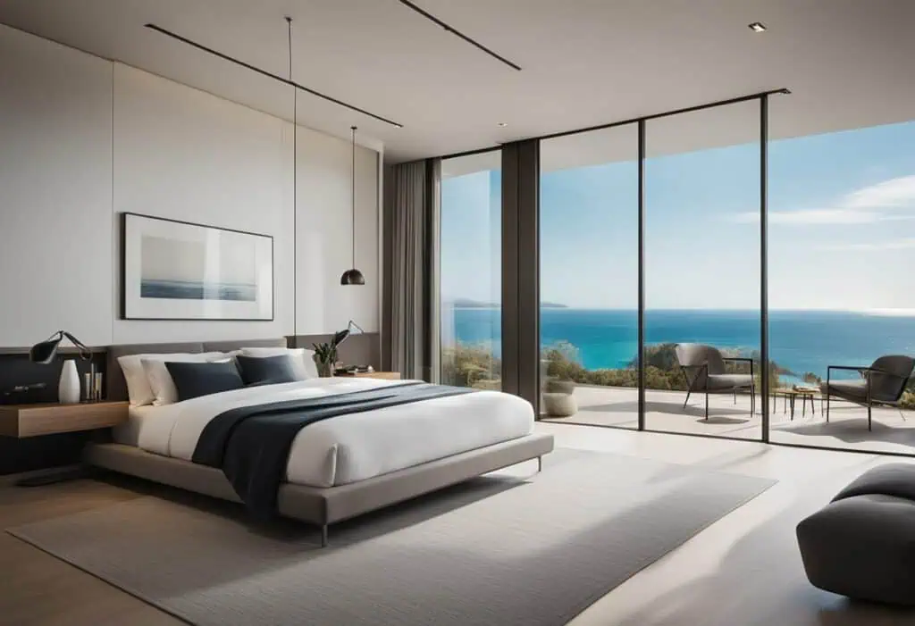 modern resort bedroom design