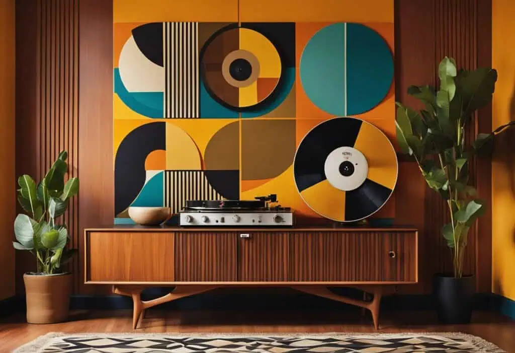 modern retro interior design