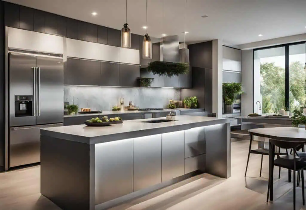 modern sleek kitchen design