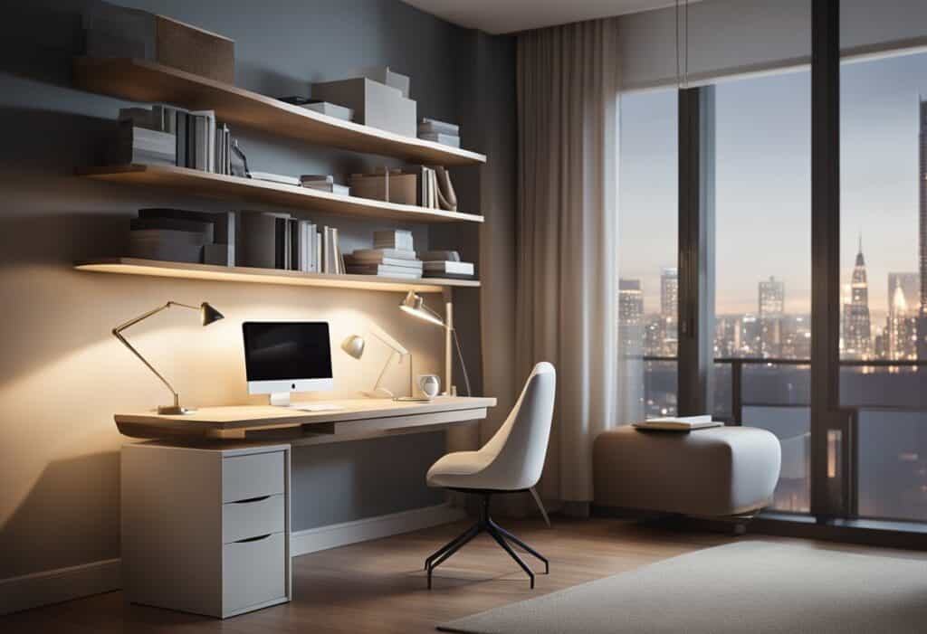 modern study table designs for bedroom