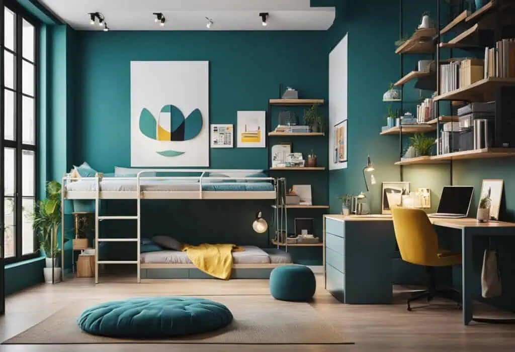 modern teenage bedroom designs