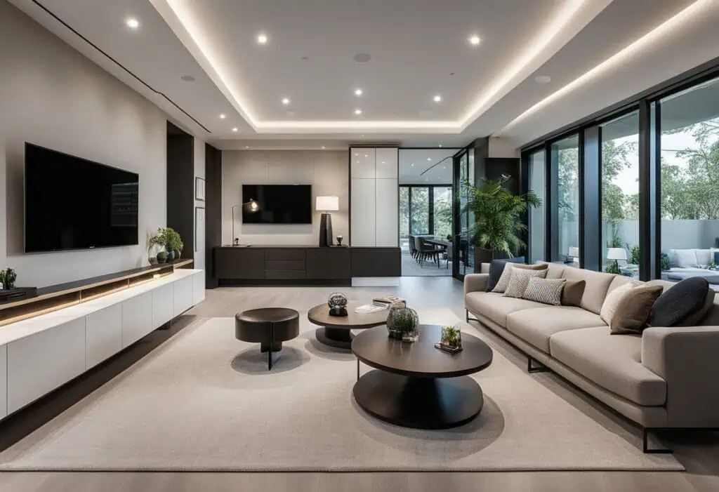 modern theme in interior design