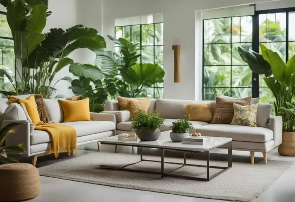 modern tropical house interior design