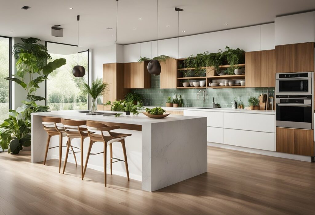 modern tropical kitchen design