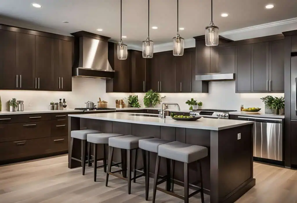 modern wood kitchen design