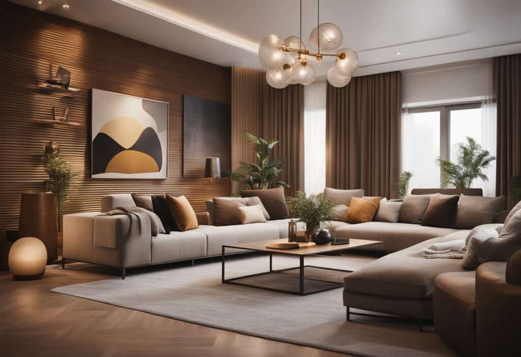 mood board interior design living room