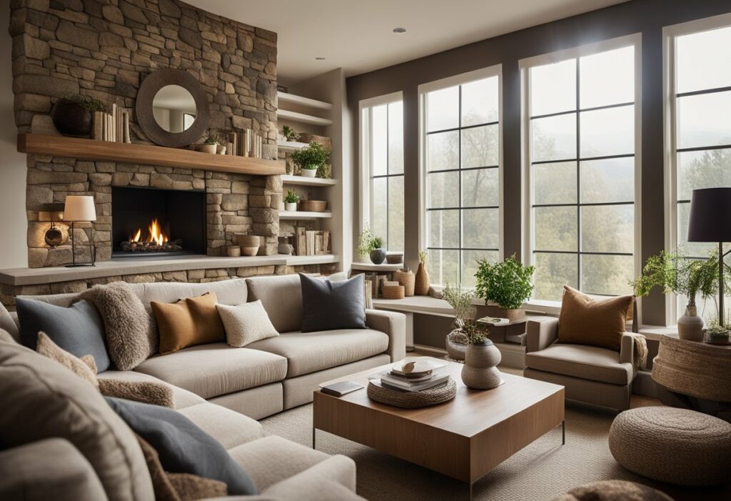 niche design for living room