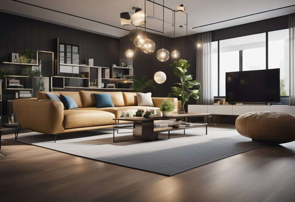 odd shaped living room design ideas
