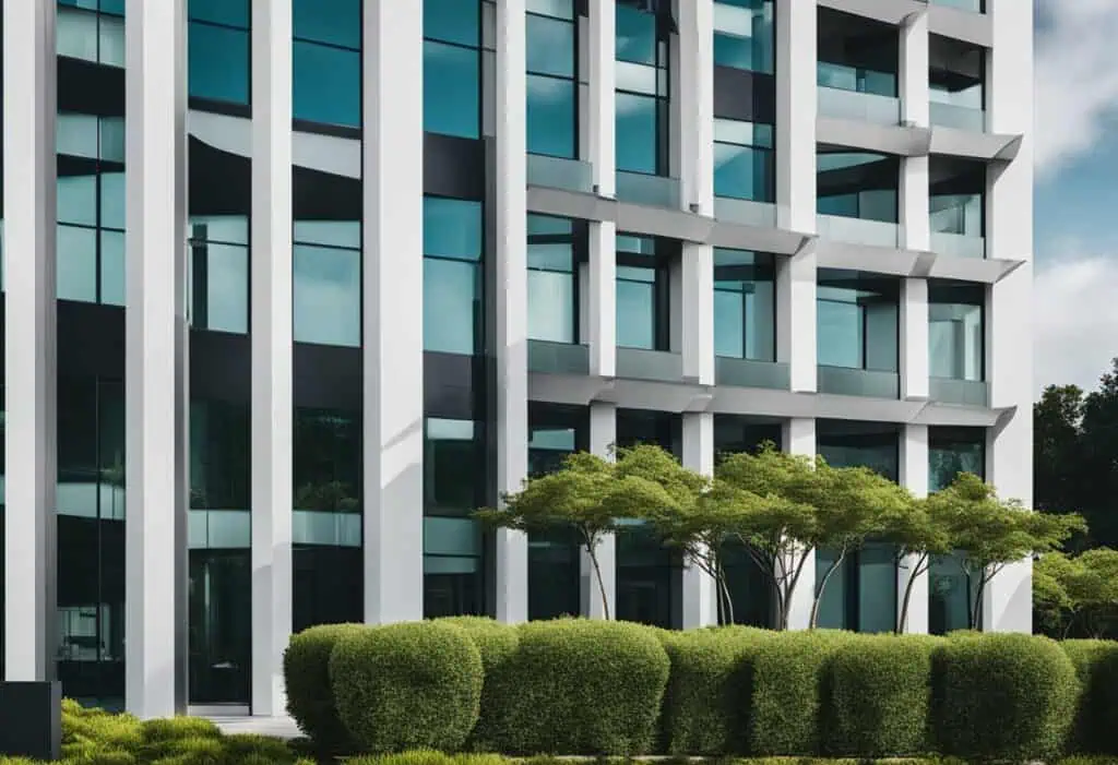 Office building design guidelines for creating a productive workspace.