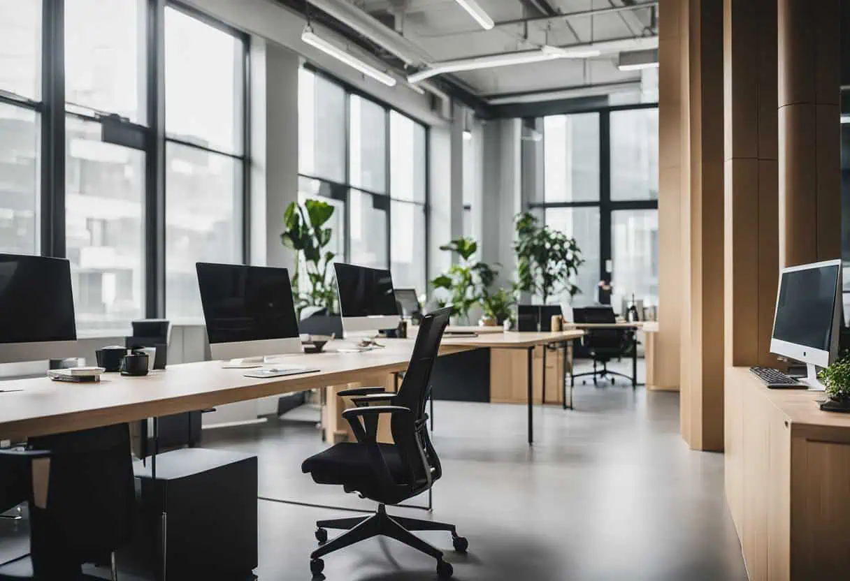 Office interior design concepts to elevate your workspace and enhance productivity. Stylish, functio.