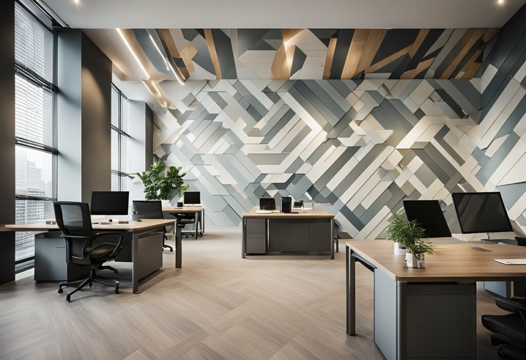 office laminate wall design