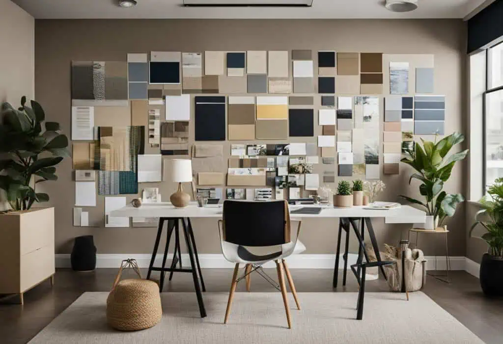 Office Mood Board Interior Design for Inspiring Workspaces.