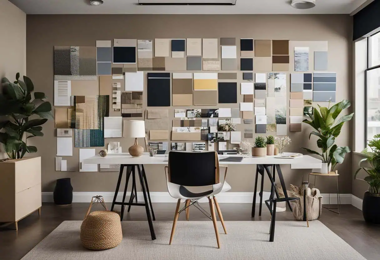 Office Mood Board Interior Design for Inspiring Workspaces.