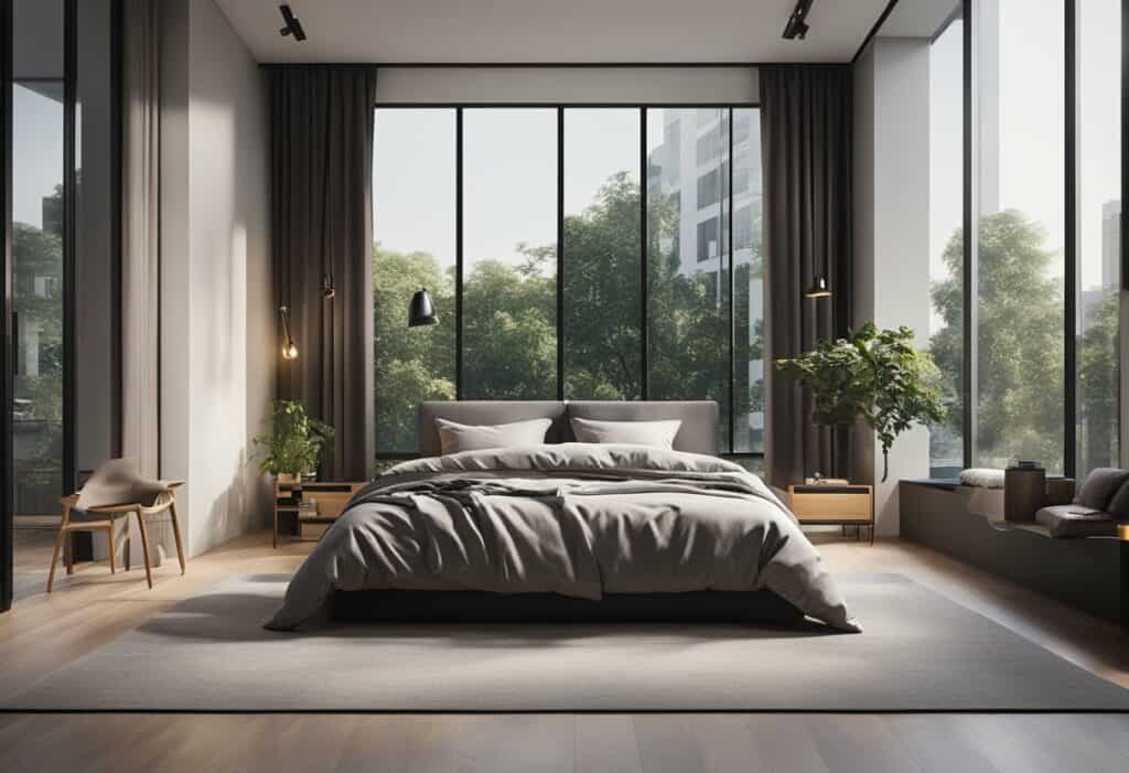 open bedroom design