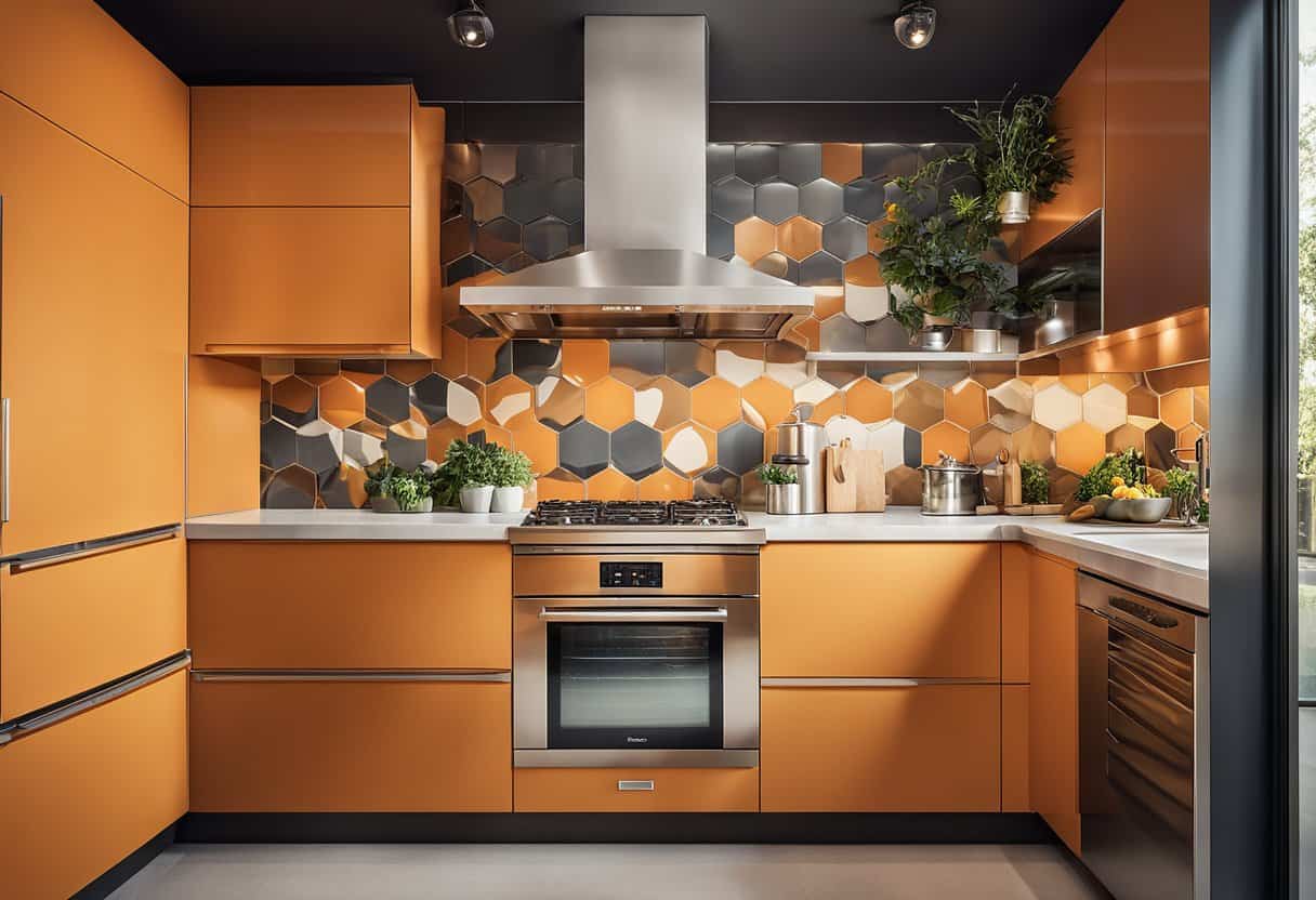 Create a Vibrant Space with Orange Kitchen Designs