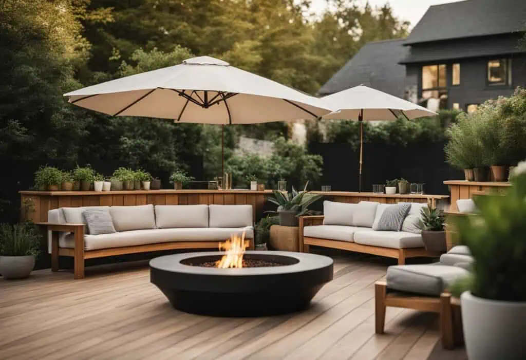 outdoor living room design