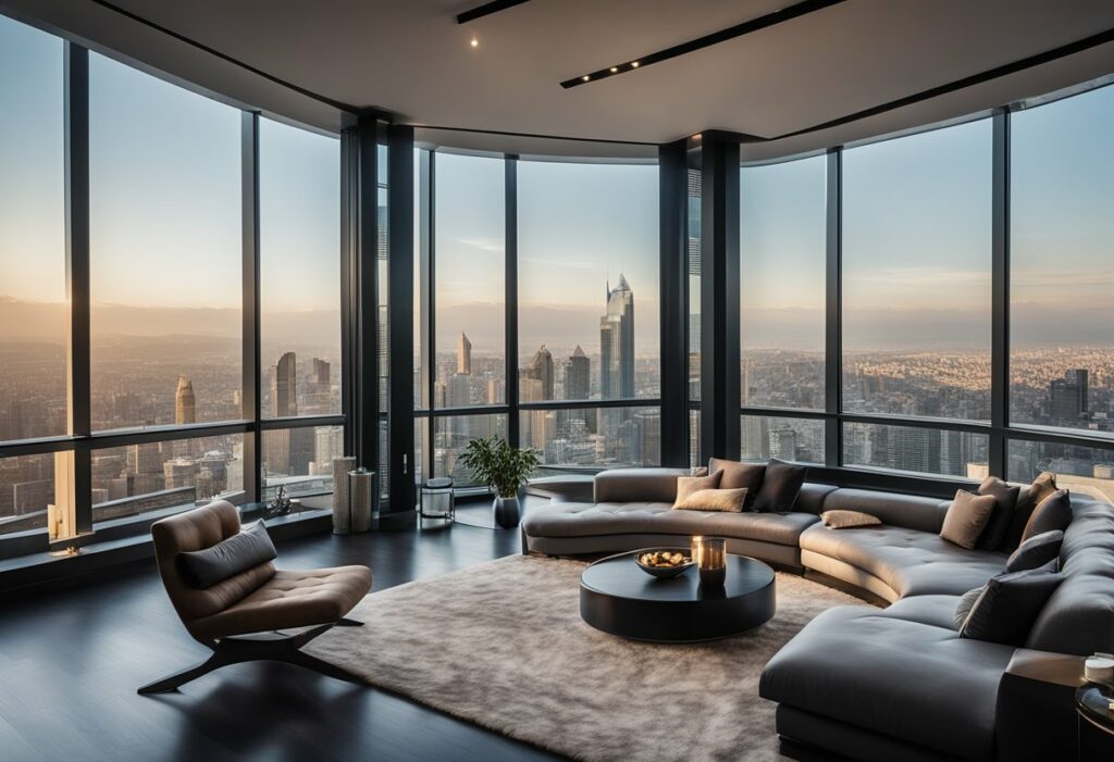 penthouse living room design